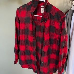American eagle red flannel